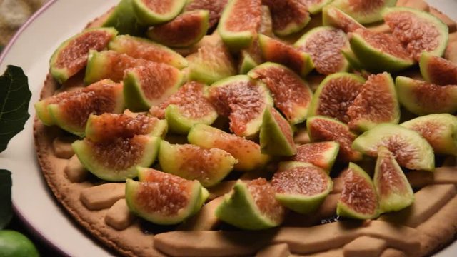 Kuviot kakku Feigenkuchen Figs cake Crostata di fichi Pastel de higos G&acirc;teau aux figues video Bolo de figos