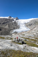 Fototapeta premium Glacier Nature Trail Innergschloess Matrei East Tyrol 