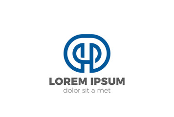 Corporate Business Logo design vector Linear style