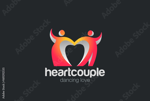 Dating logo vektor
