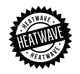 Heatwave rubber stamp. Grunge design with dust scratches. Effects can be easily removed for a clean, crisp look. Color is easily changed.