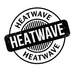 Heatwave rubber stamp. Grunge design with dust scratches. Effects can be easily removed for a clean, crisp look. Color is easily changed.