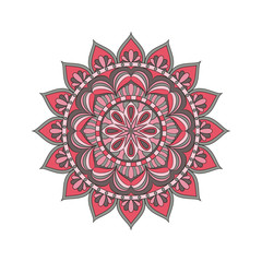 Flower Mandalas. Vintage decorative elements. Oriental pattern, vector illustration. Islam, Arabic, Indian, turkish, pakistan, chinese, ottoman motifs