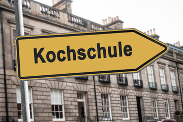 Schild 238 - Kochschule