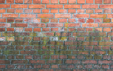 Alte Mauer Backstein Ziegelstein Hintergrund Textur