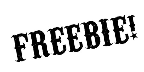 Freebie rubber stamp. Grunge design with dust scratches. Effects can be easily removed for a clean, crisp look. Color is easily changed.