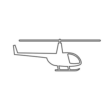 Hand drawn kids drawing Vector illustration helicopter, simple colored flat  cartoon isolated 25433008 Vector Art at Vecteezy