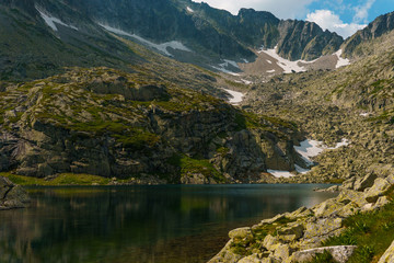 Alpine beautiful lake