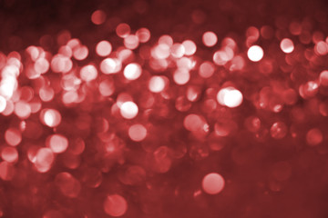Red bokeh texture.Glitter dimond background.Christmas or New Year background