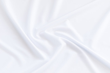 Fototapeta na wymiar White cloth background and texture, Grooved of white fabric abstract