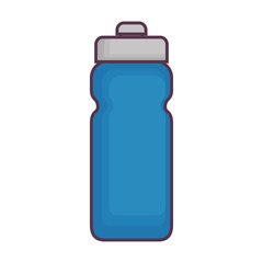 water bottle icon over white background vector illustration