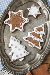 Christmas gingerbread cookies.