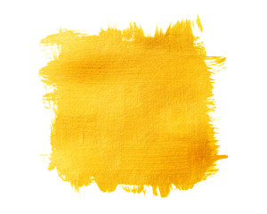 Yellow acrylic banner
