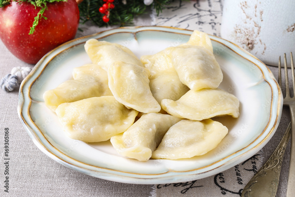 Canvas Prints traditional polish dumplings