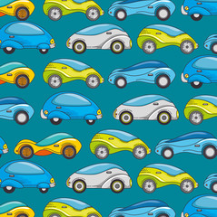 Obraz premium Futuristic car background of transportation vehicle and automobile theme Vector illustration