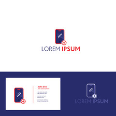 smart phone protection logo and card