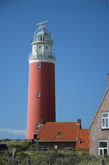 Fototapeta na wymiar Leuchtturm auf Texel