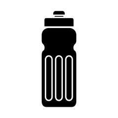 water bottle icon over white background vector illustration