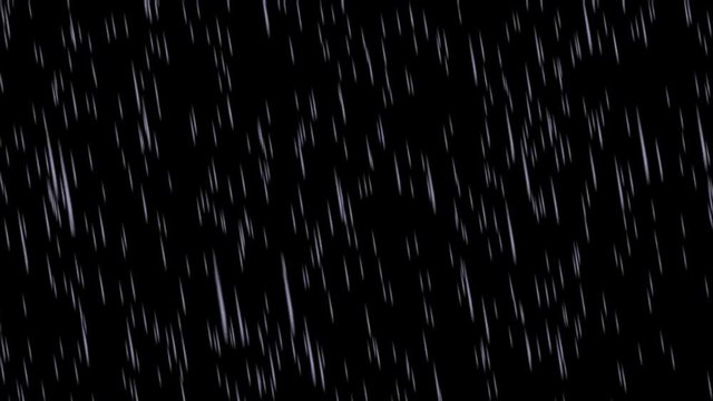 Heavy rain overlay – beggining animation.
Begin - Easy to key out the background or to add over your composition