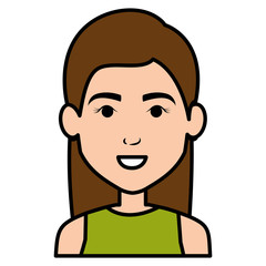 Obraz premium beautiful businesswoman avatar character vector illustration design