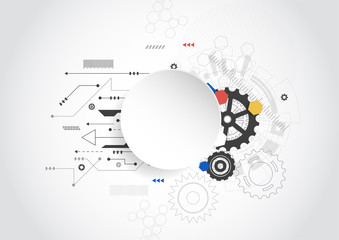 Fototapeta premium Abstract Technology Background