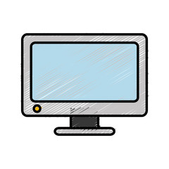 computer icon over white background vector illustration