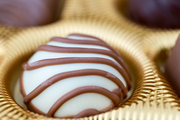 Box with several chocolates