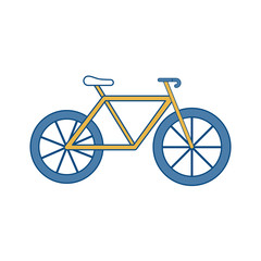 Fototapeta premium bicycle icon over white background vector illustration