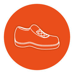 Moccasin shoe isolated icon vector illustration design