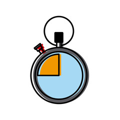 time count fast delivery and accuracy concept vector illustration