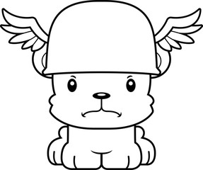 Cartoon Angry Hermes Bear