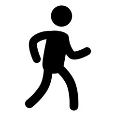 Human silhouette doing exercise vector illustration design