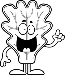 Cartoon Lettuce Leaf Idea