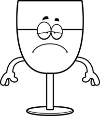 Sad Cartoon Wine