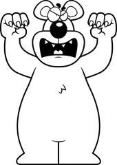 Cartoon Bear Attacking