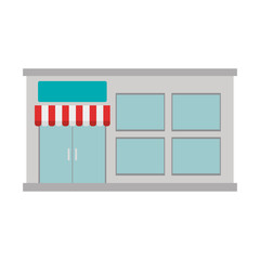 store icon over white background vector illustration