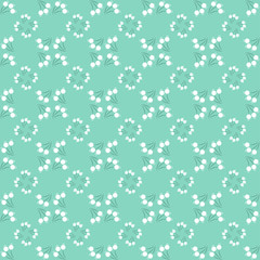 Floral seamless vector pattern.