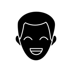 man face character people image vector illustration