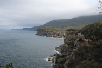 Fototapeta na wymiar Steilküste -Tasmanien