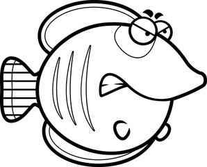 Angry Cartoon Butterflyfish