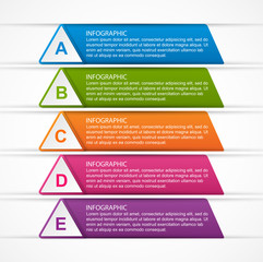 Abstract options infographics template. Infographics for business presentations or information banner.