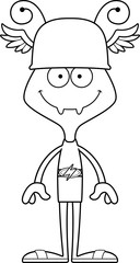 Cartoon Smiling Hermes Ant