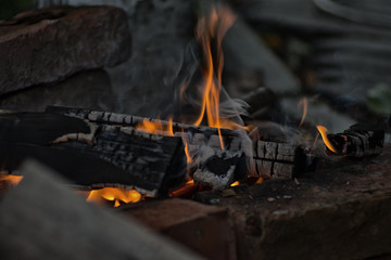 the dying fire that left the tourists turned into embers