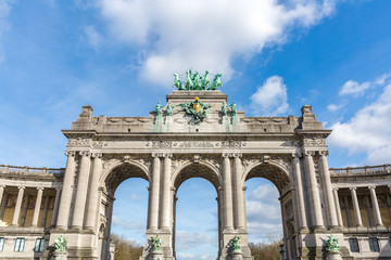 Fototapeta na wymiar Brussels Triumphal Arch
