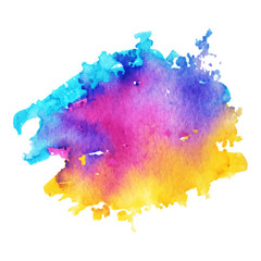 Abstract hand drawn watercolor background.