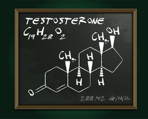 Testosterone molecule image