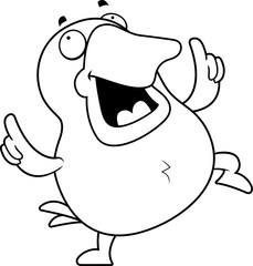 Cartoon Goose Dancing