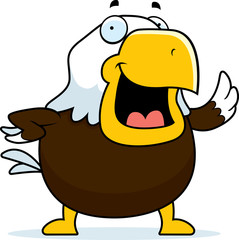 Bald Eagle Waving