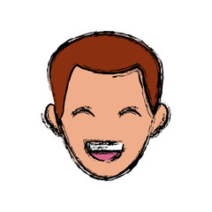 man face character people employee profile vector illustration