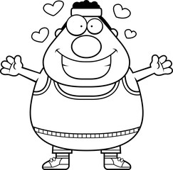 Cartoon Gym Hug